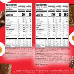 CRUNCH mini-bars assortment: crisp texture for on-the-go snacking.