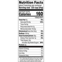 Crunch 'n Munch Caramel Popcorn with Peanuts box side, ideal for on-the-go enjoyment.