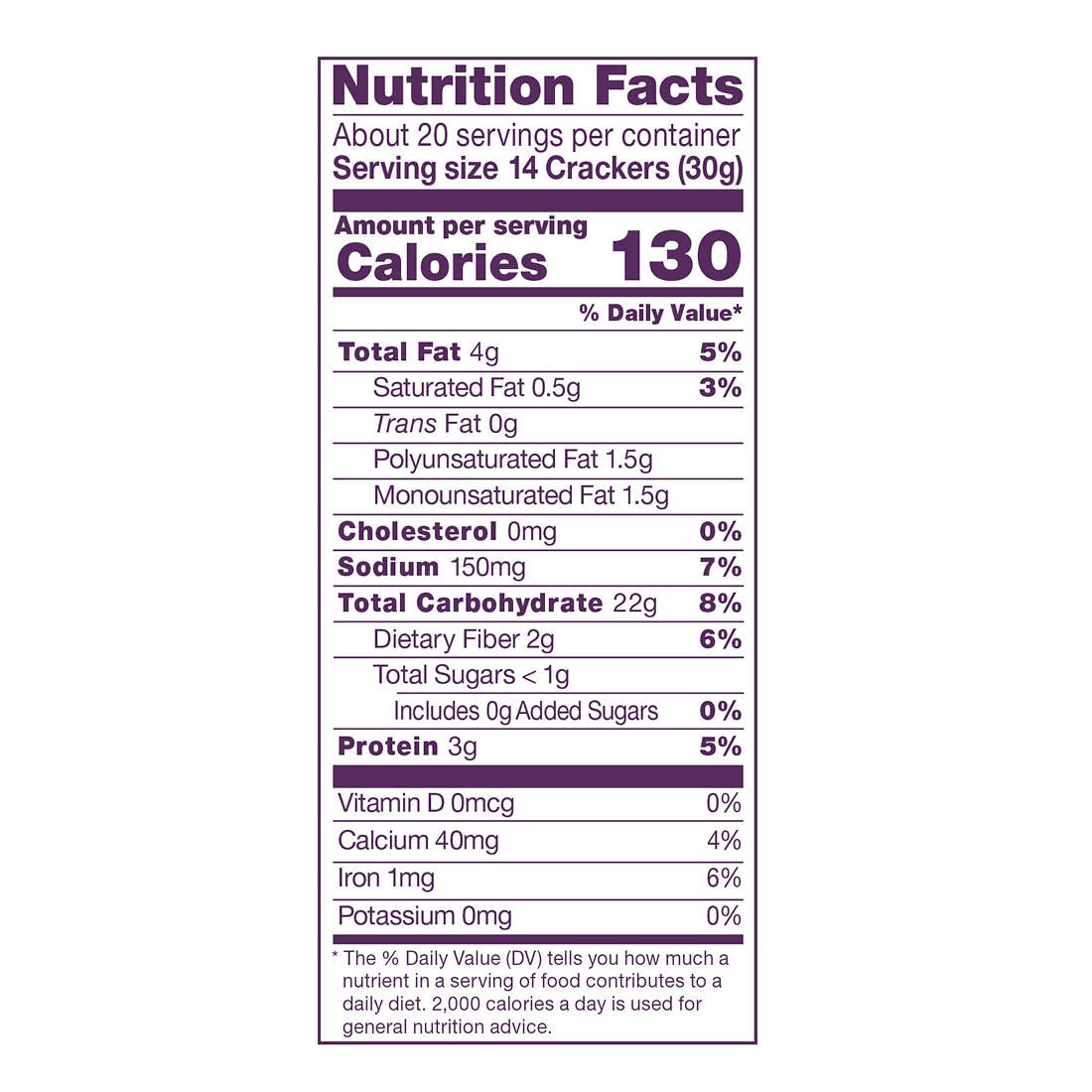 Crunchmaster gluten-free label signals a safe option for gluten-free dining.