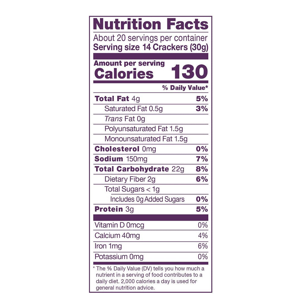 Crunchmaster gluten-free label signals a safe option for gluten-free dining.