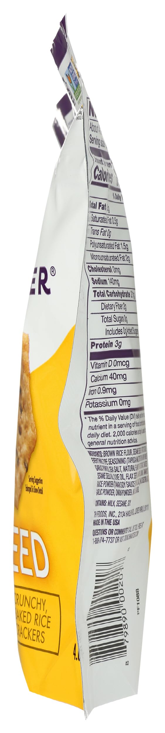 Snack pairing with soups or salads using Crunchmaster Ultimate Everything crackers