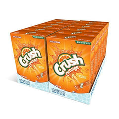 Crush Orange powder-dispense shows a sugar-free hydration option.