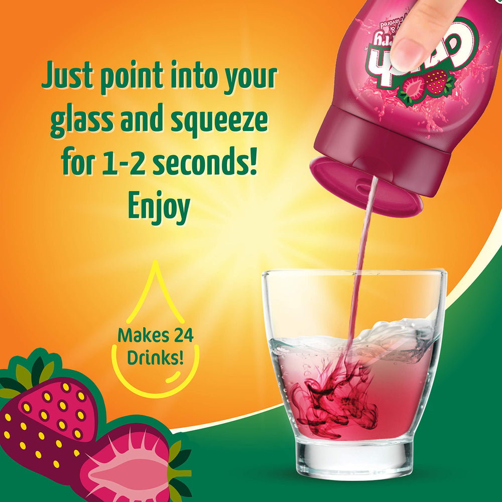 Crush Strawberry bottles packed in a bag for travel-friendly flavor