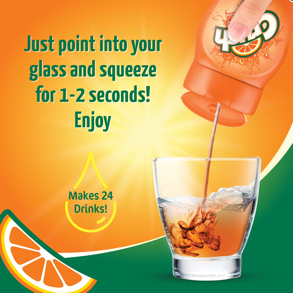 Crush Variety Pack bottle beside water glass for enhanced flavor
