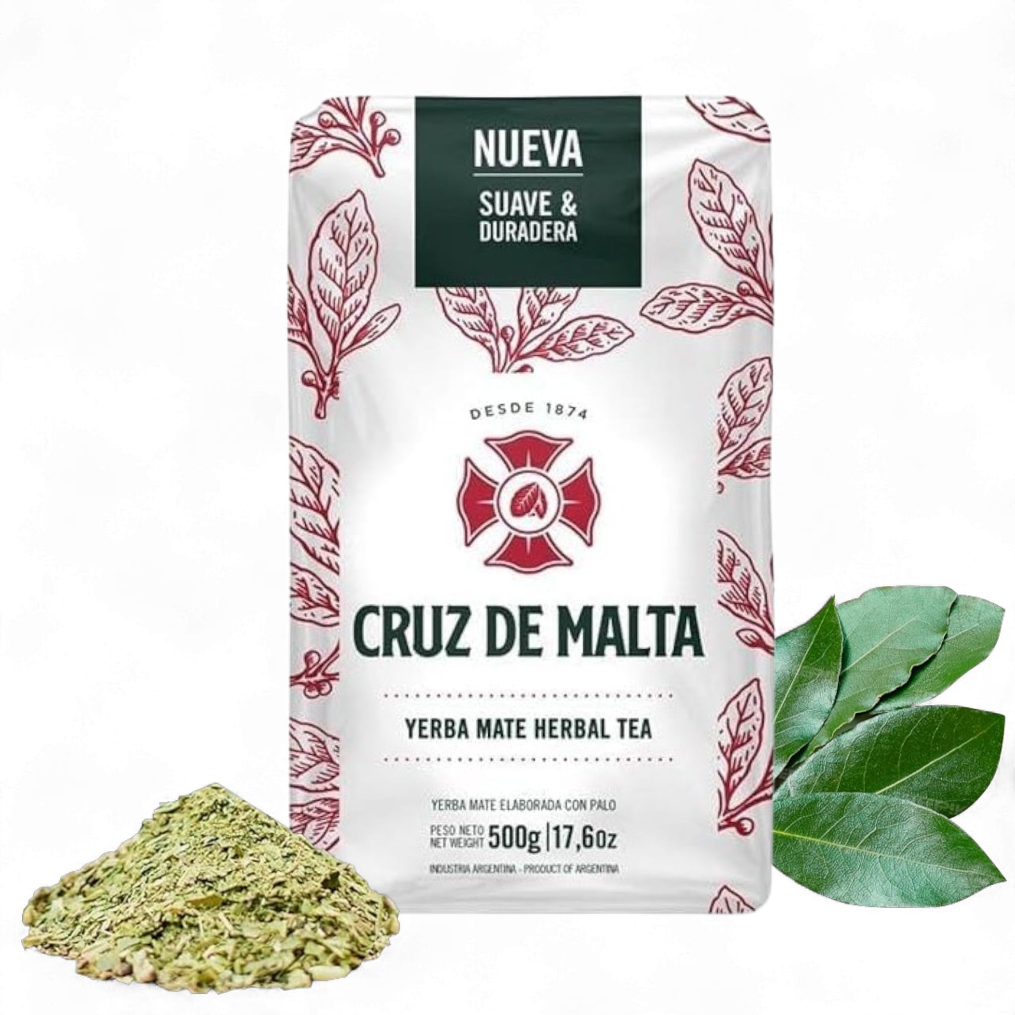 Cruz de Malta loose leaf yerba mate for a smoother brew