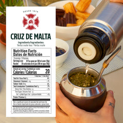 Cruz de Malta low dust yerba mate for cleaner taste