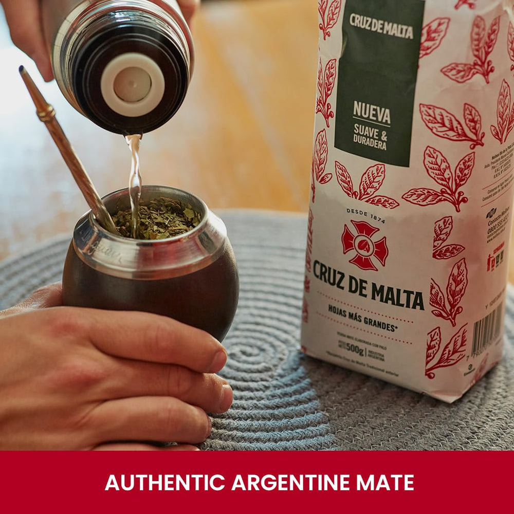 CRUZ DE MALTA Yerba mate 2.2 lb bag for steady refills