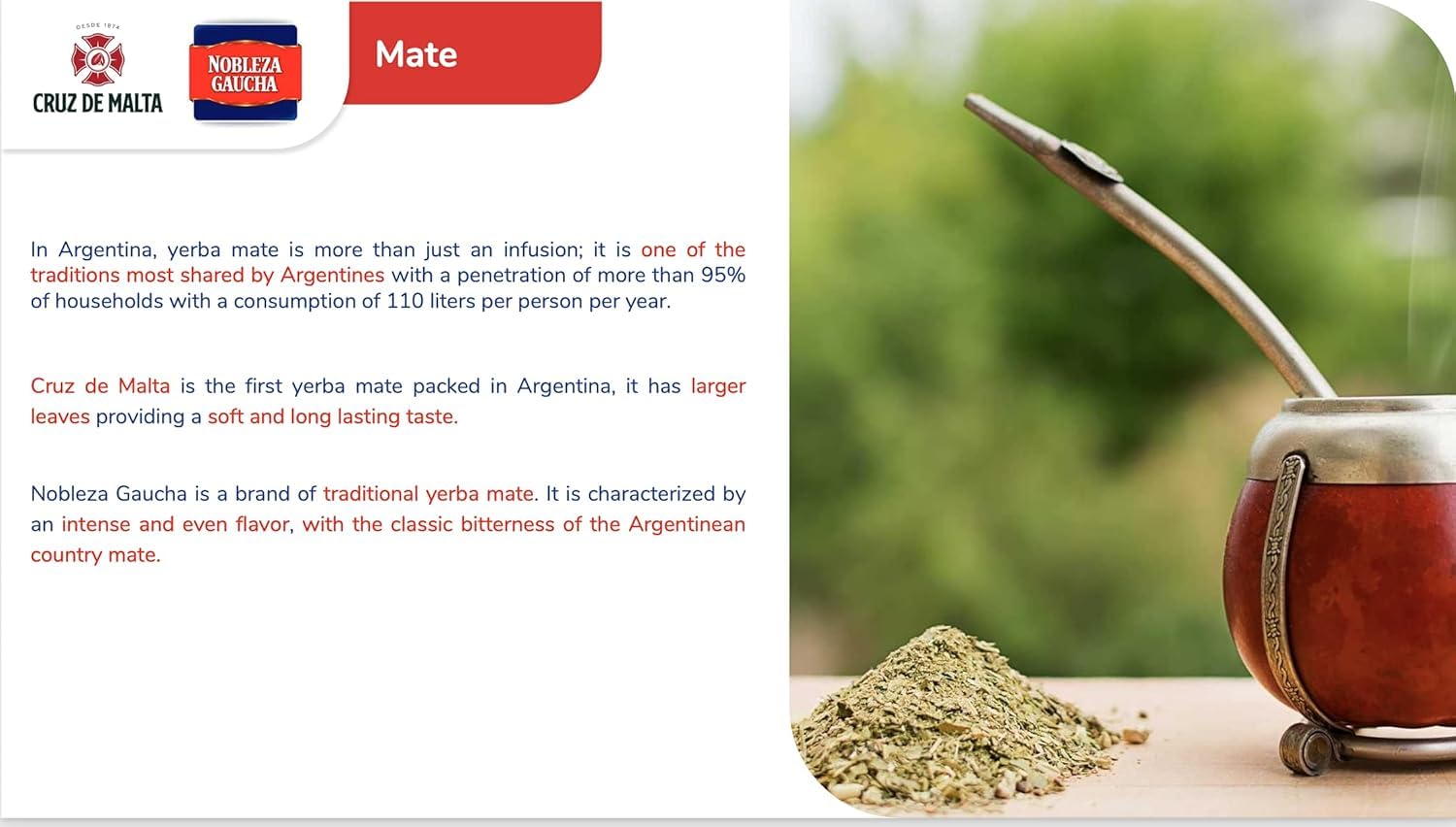 CRUZ DE MALTA Yerba mate celebrates Argentine culture and heritage