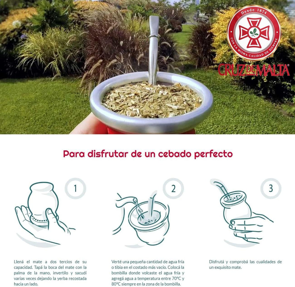 CRUZ DE MALTA ideal for gifting and sharing mate rituals