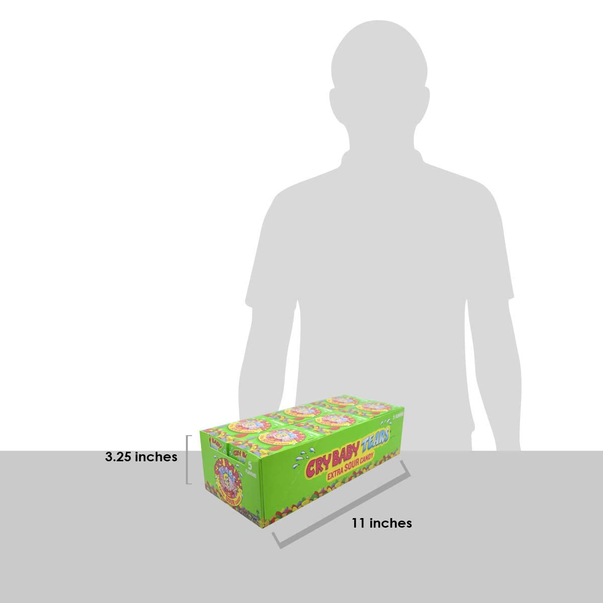 Cry Baby Tears 24-pack packaging display for gifting or events