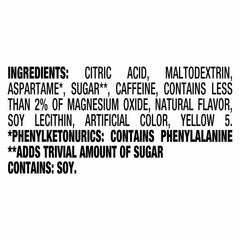 Crystal Light with 60 mg caffeine per packet for an energy lift