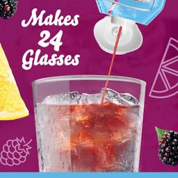 Crystal Light back label highlights zero calories and zero sugar