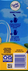 Scoop beside Crystal Light Decaf Lemon Iced Tea box for easy preparation.