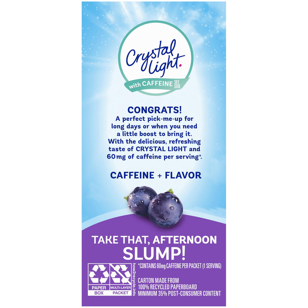 Crystal Light Grape hydration bottle ready for use on the go