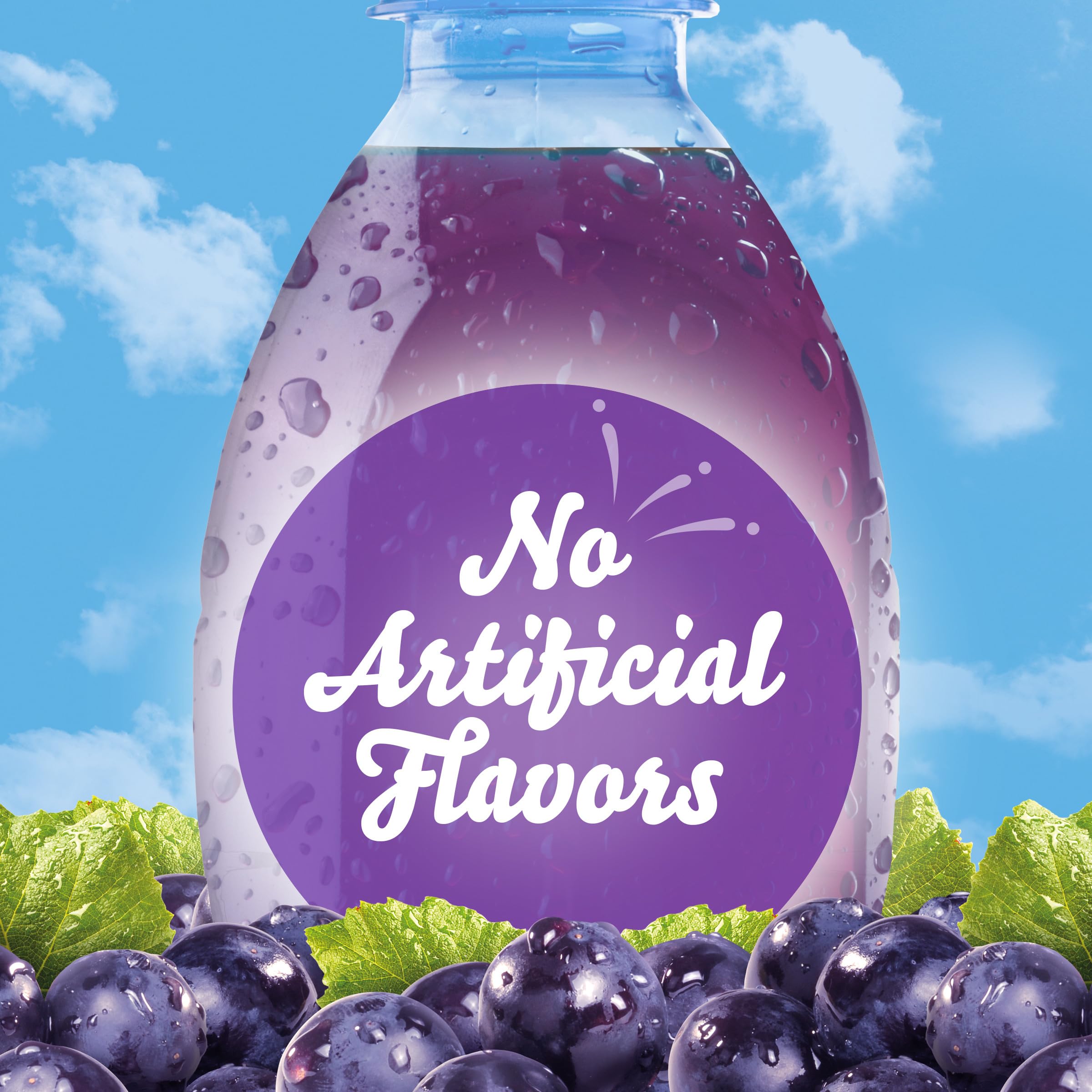 Crystal Light Grape with zero calories per packet fits busy days