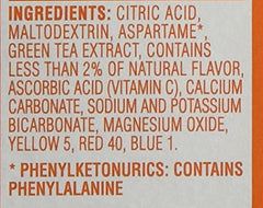 Crystal Light Green Tea Peach Mango six-pack packaging provides convenient on-the-go flavor.