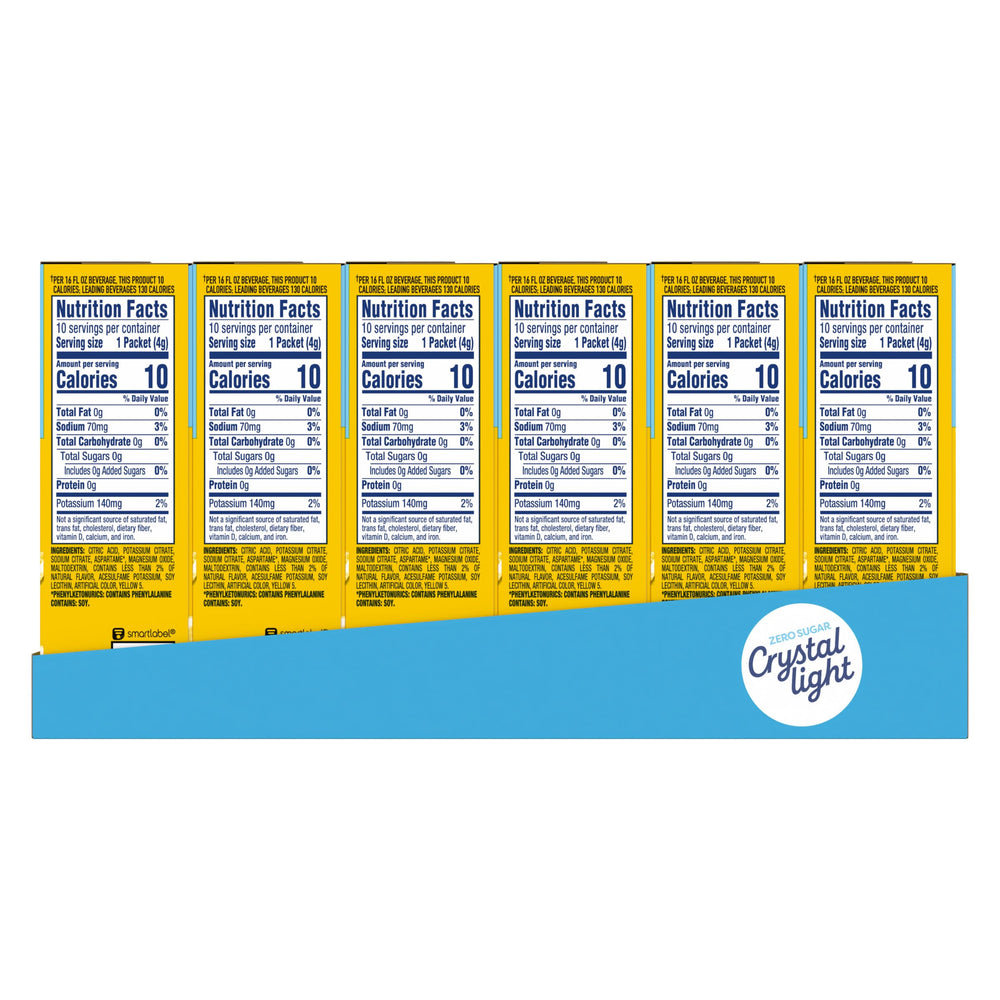 Crystal Light hydration kit for gym or travel use.