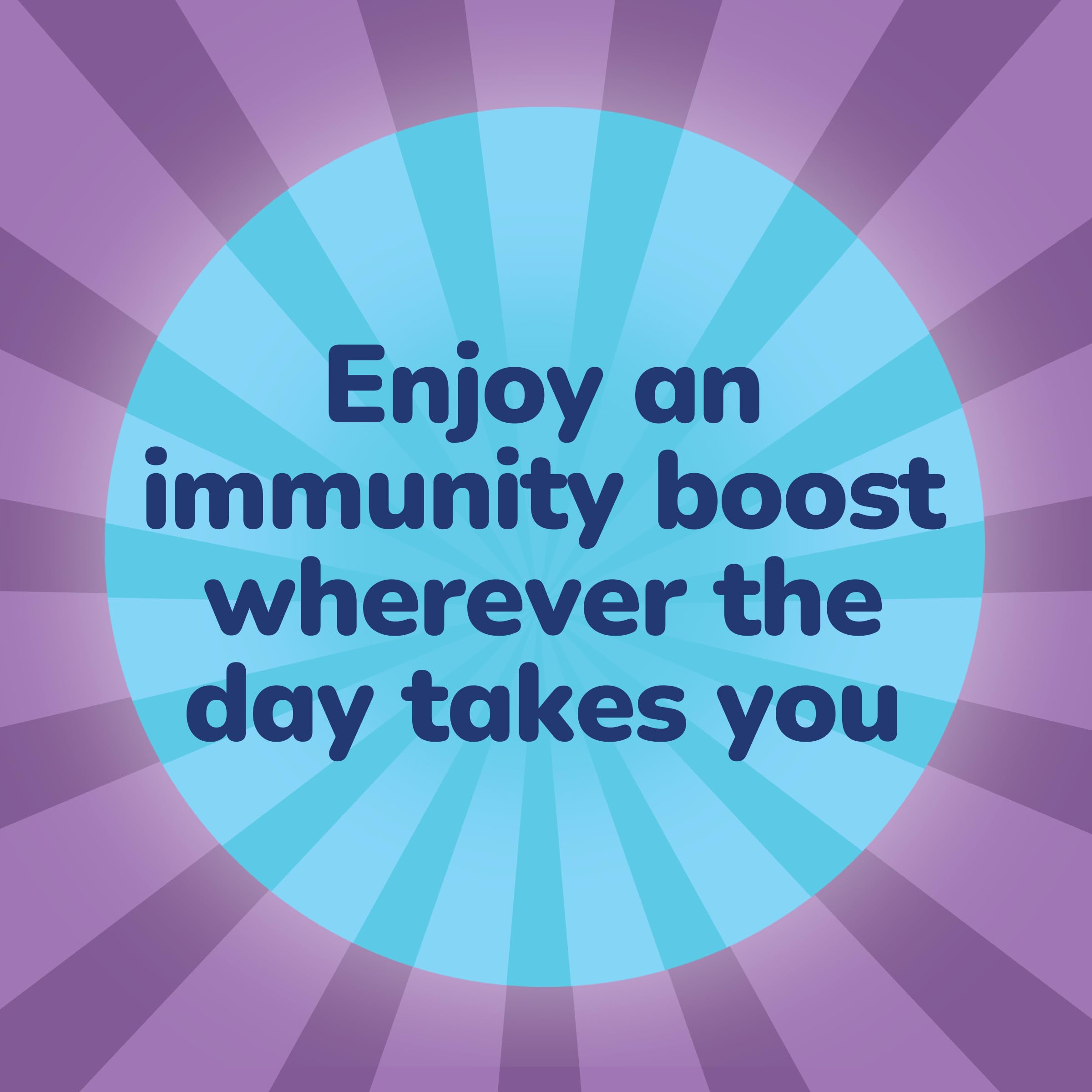 Crystal Light Immunity Support travel pack in a bag.