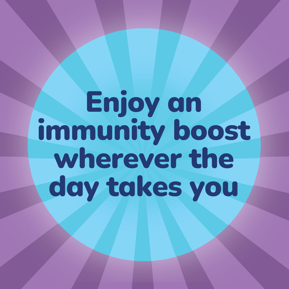 Crystal Light Immunity Support travel pack in a bag.