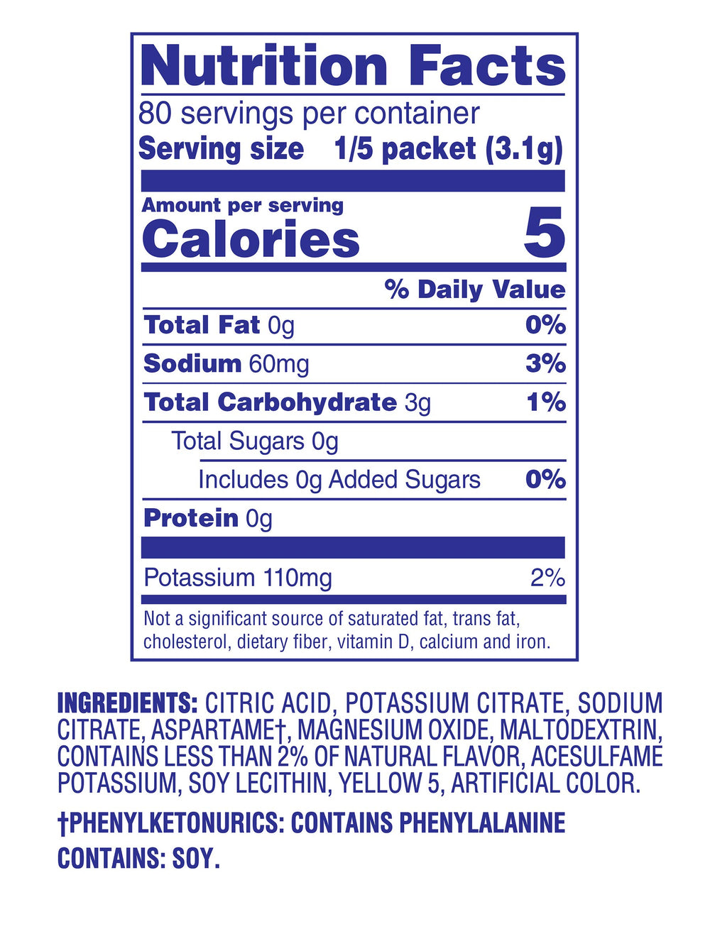 Crystal Light Lemonade Drink Mix box shows 16-count convenience
