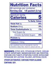 Crystal Light Lemonade Drink Mix box shows 16-count convenience