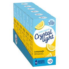Low-calorie Crystal Light drink mix with 10 calories per serving.
