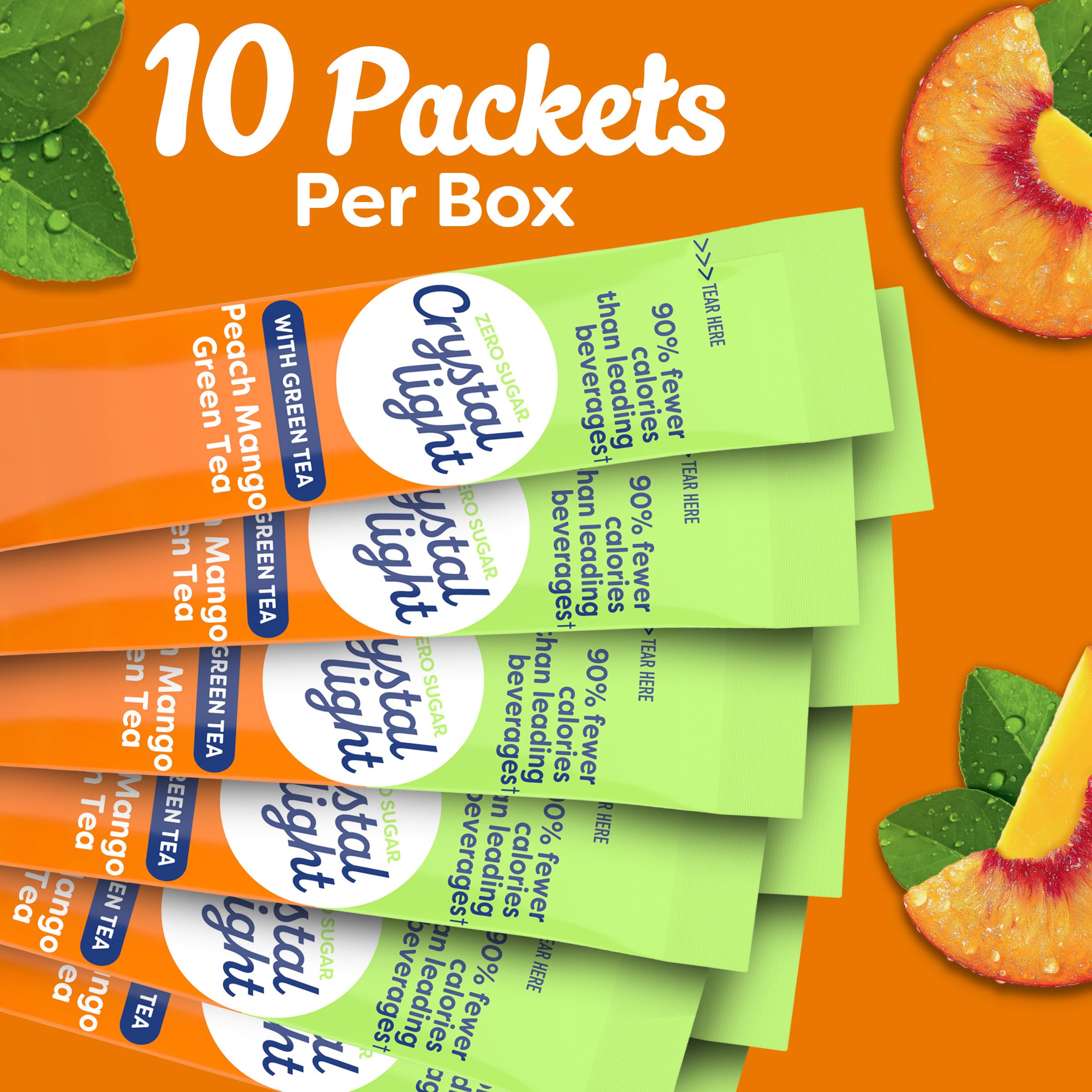 Crystal Light on-the-go packaging fits busy schedules.