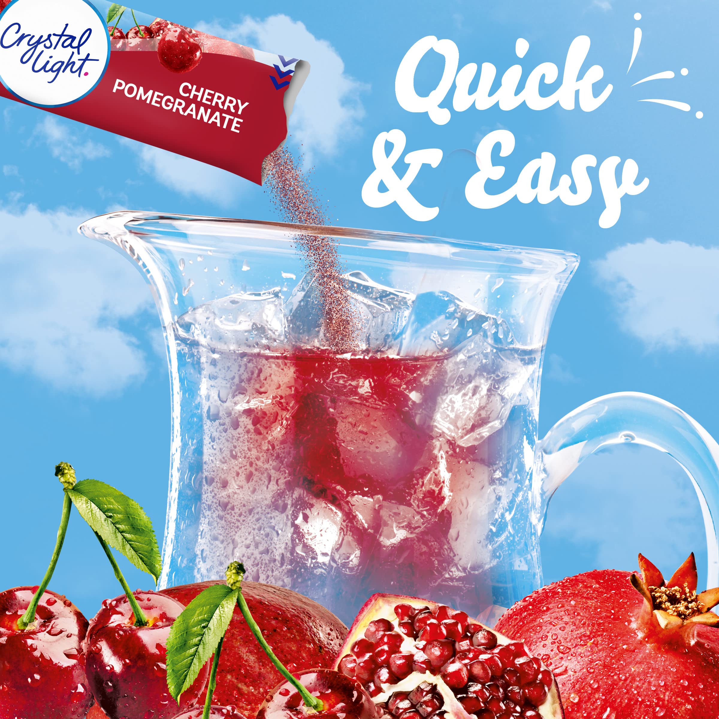 Crystal Light natural flavors deliver fruity taste without added sugar