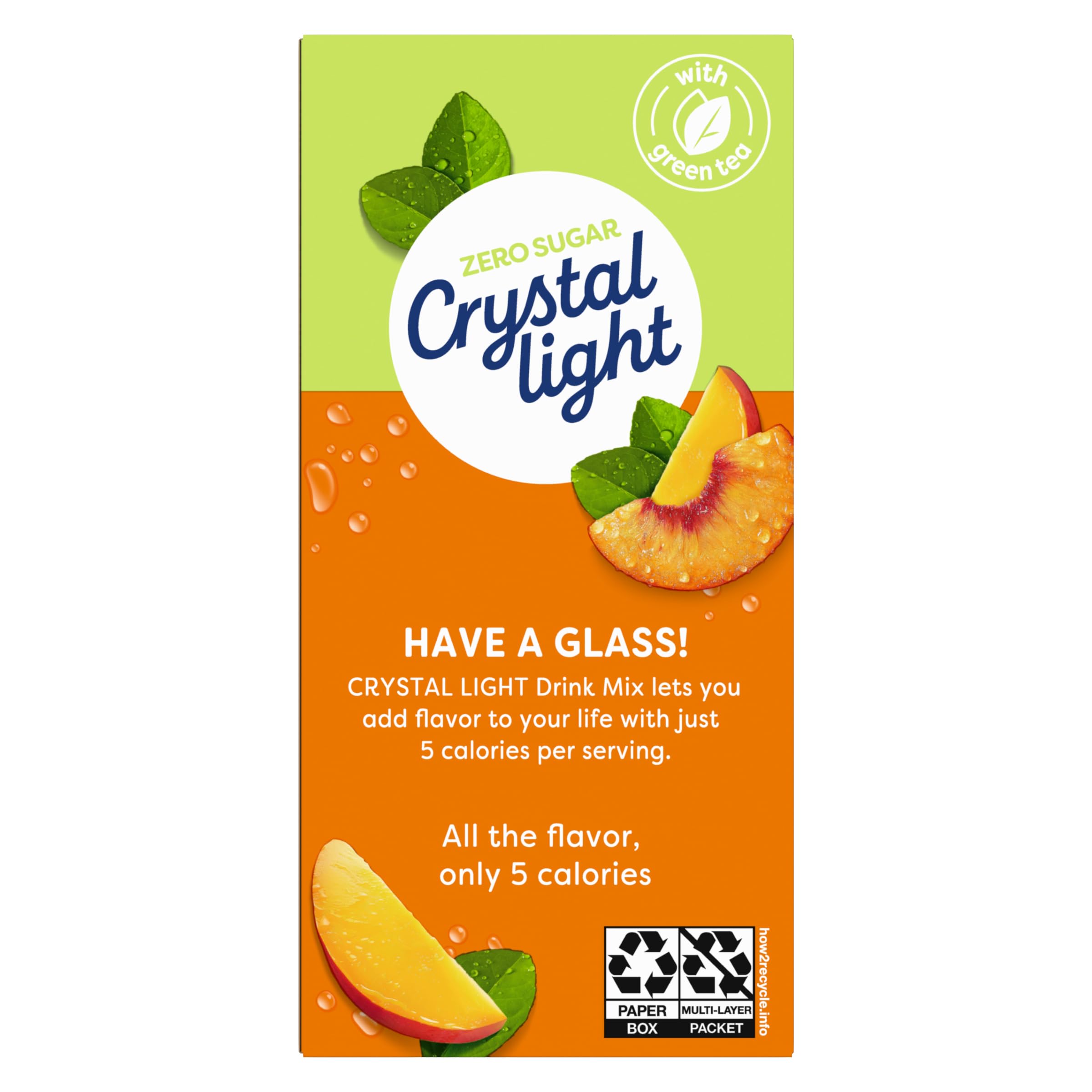 Crystal Light On The Go box fits in a bag, ideal for travel and workouts.