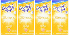 Crystal Light On The Go Citrus dissolving powder blends into water for zero sugar flavor.