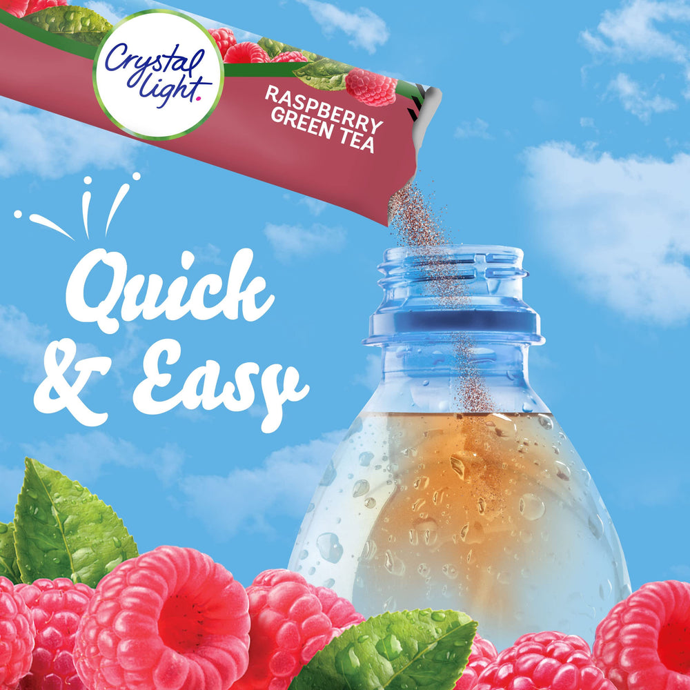 Crystal Light on-the-go packet in a bag for easy beverages.