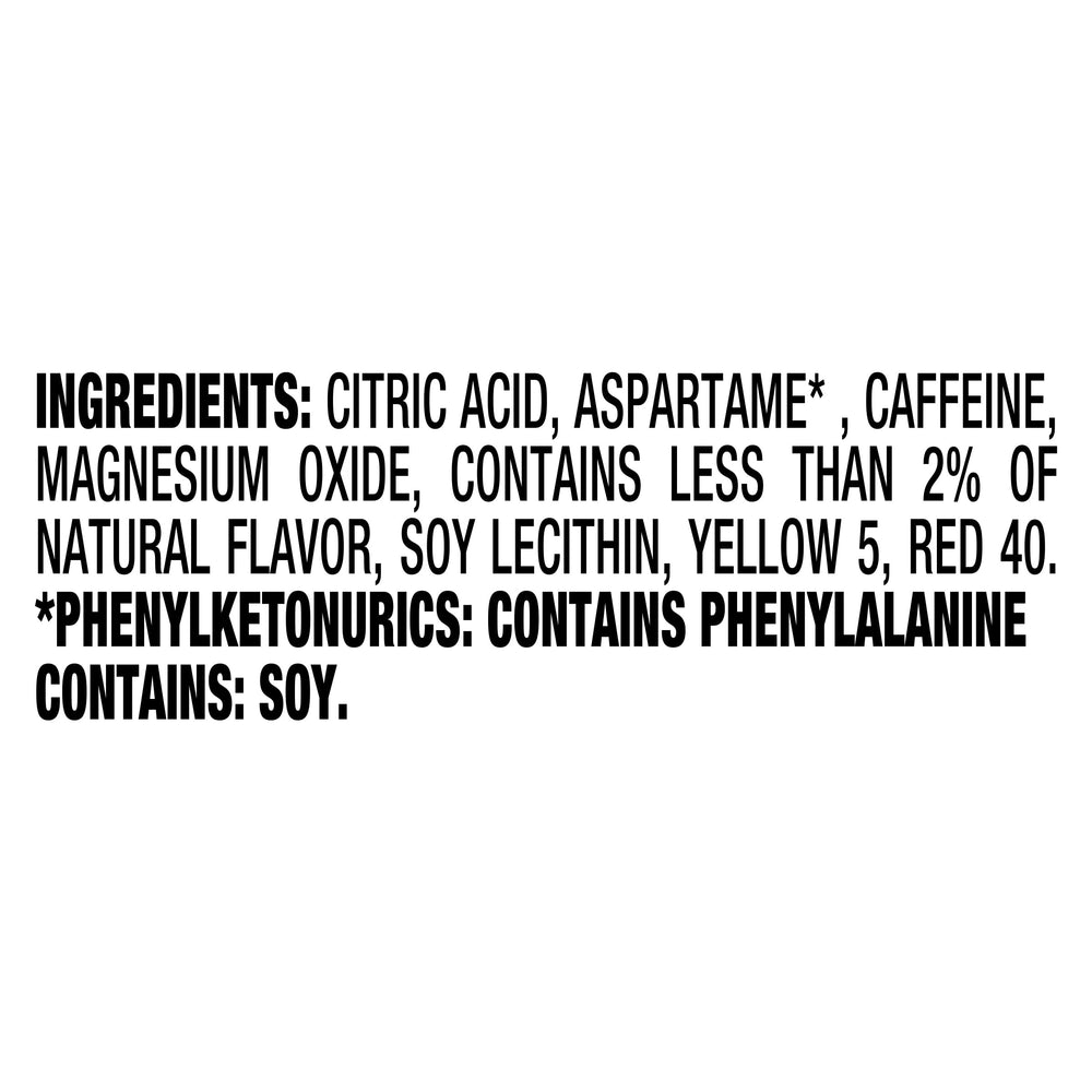 Crystal Light On-The-Go packet being poured into water.