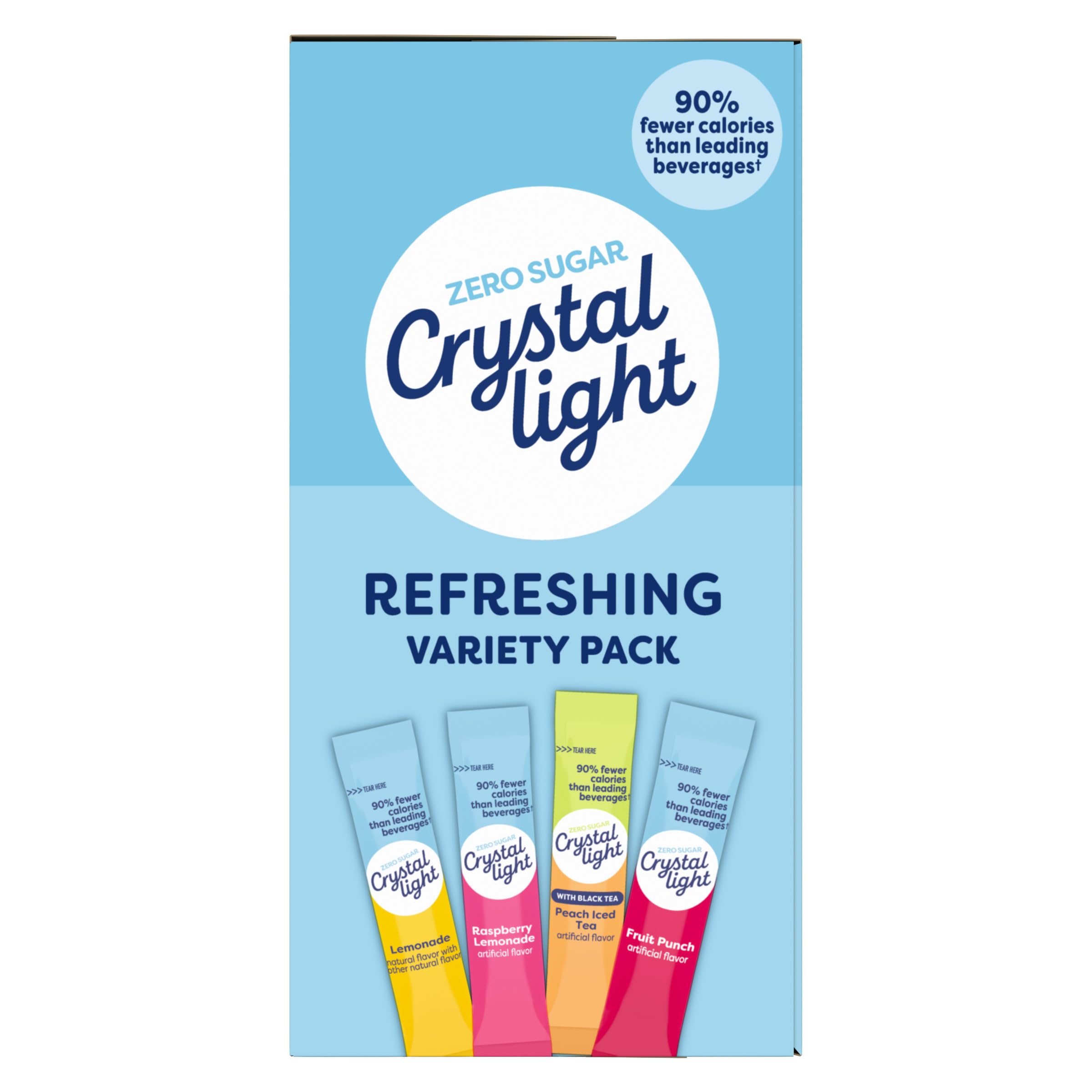 Crystal Light prep by adding to a water bottle and stirring.