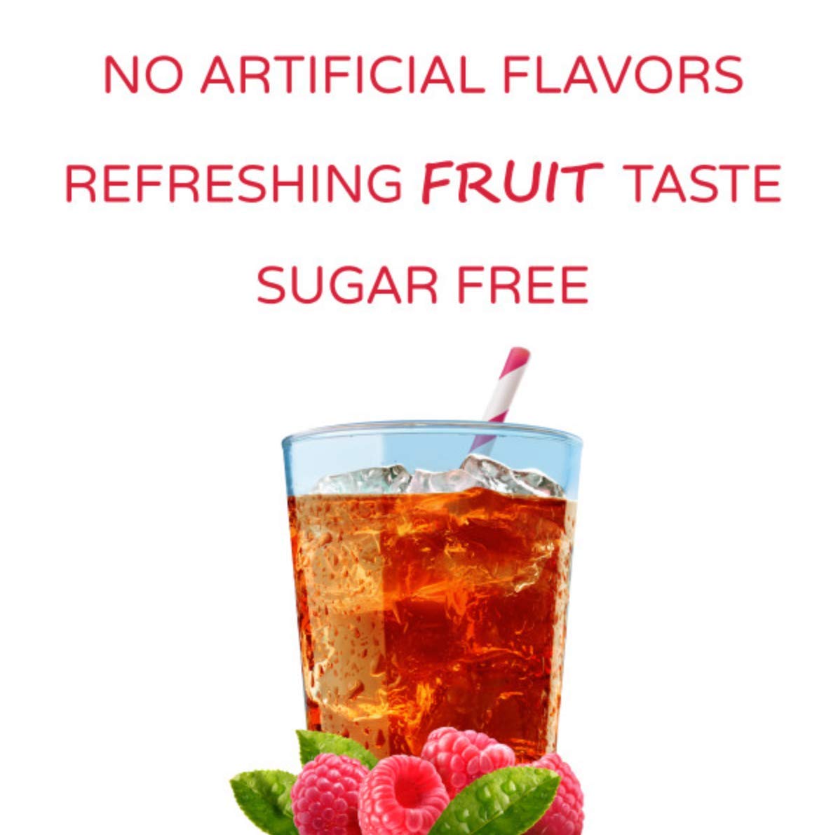 Crystal Light Raspberry Ice desk-use scene emphasizing portable flavor at work