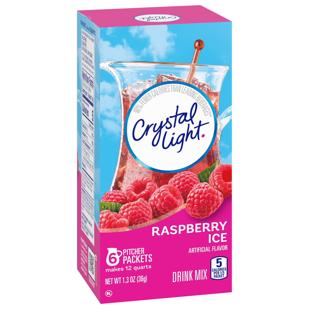 Crystal Light Raspberry Ice 12-pack set keeps flavor handy in fridge
