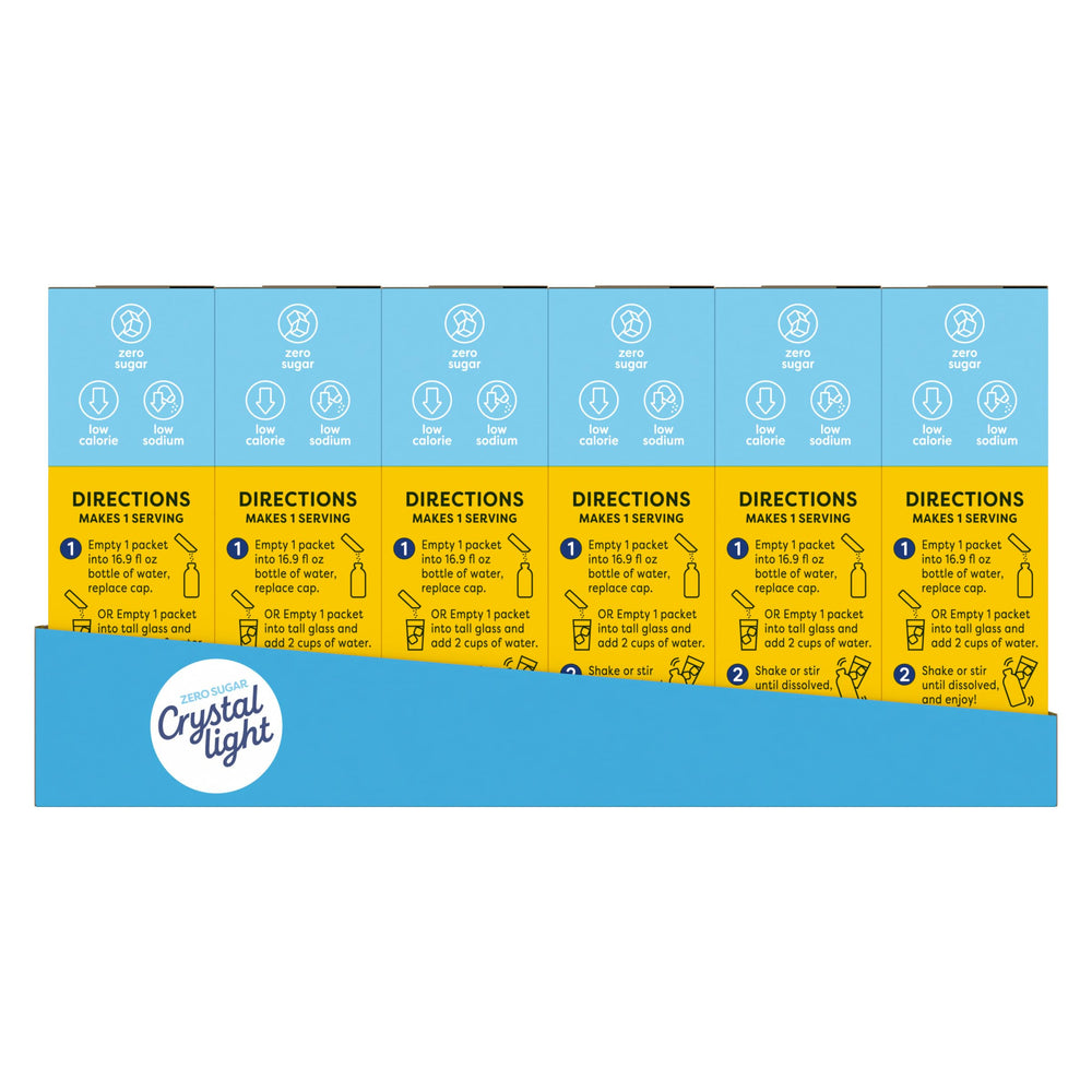 Crystal Light SNAP EBT eligible packets make budgeting hydration easier.