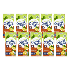 Crystal Light Sweet Tea powder canister highlights zero sugar and five calories per serving.