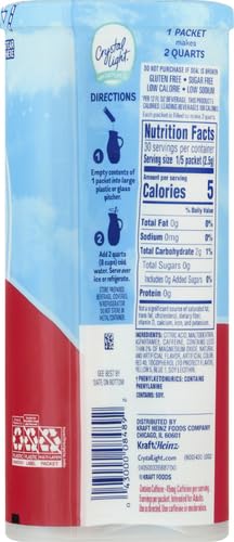 Crystal Light Wild Strawberry drink in a glass shows a refreshing, fruity flavor.