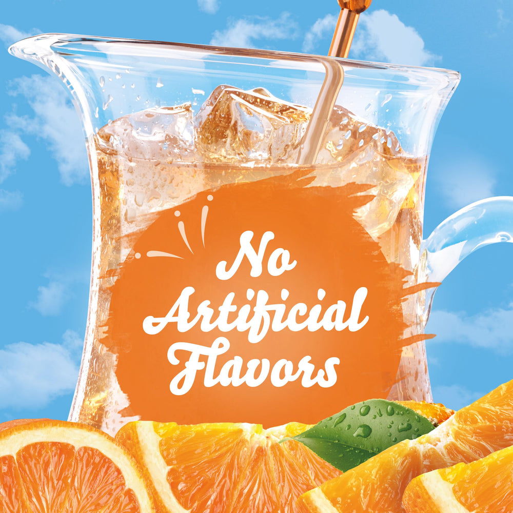 Crystal Light packaging highlighting zero sugar and low calories.