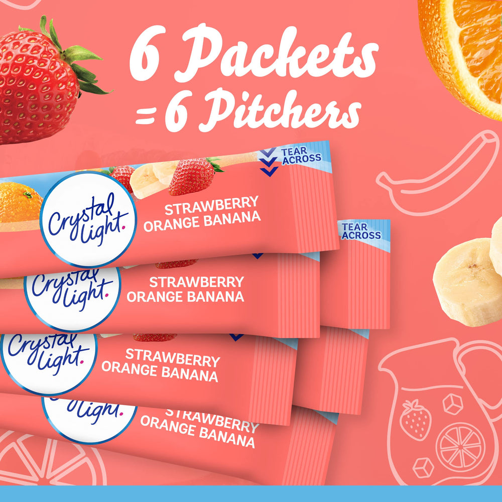 Crystal Light zero sugar, five calories per serving for lighter sipping.
