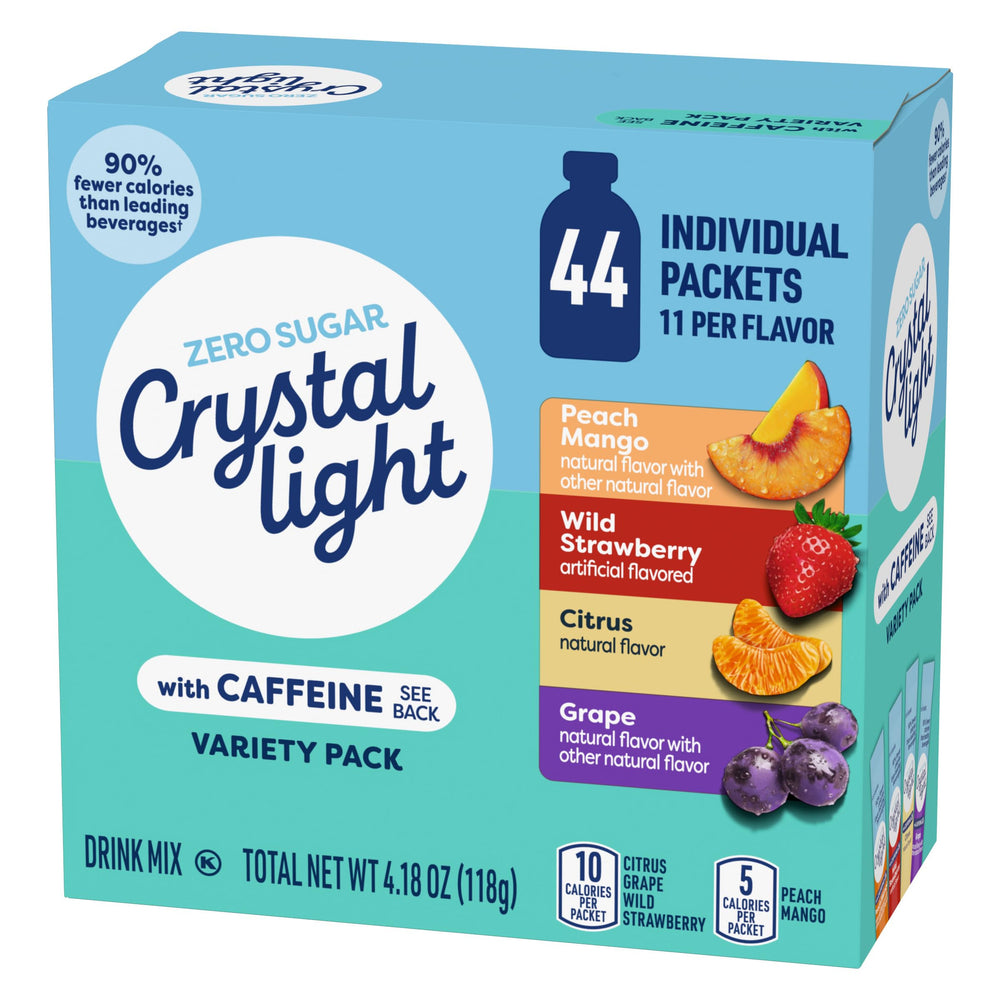Crystal Light sugar-free formula helps hydrate with flavor without sugar.