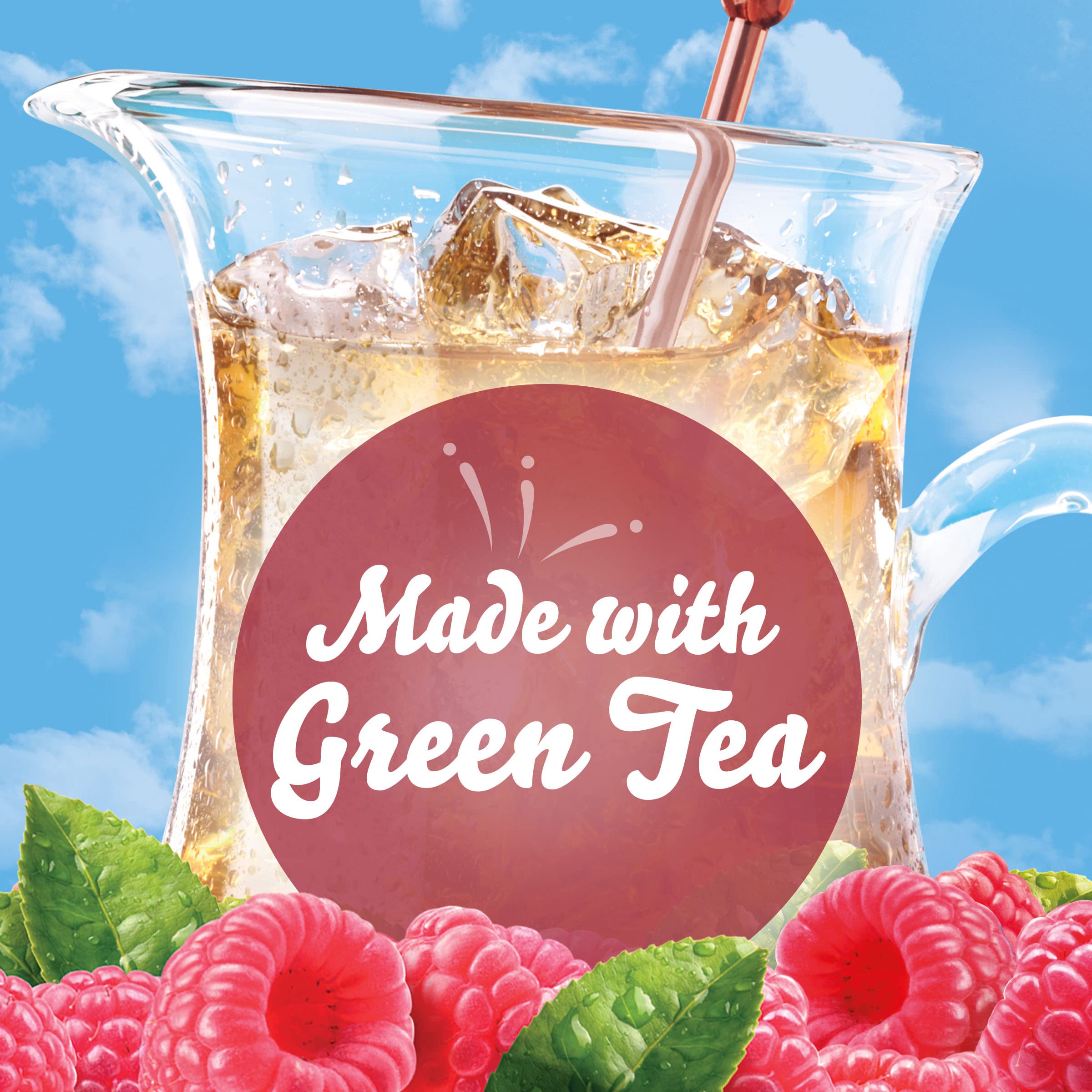 Crystal Light zero sugar label emphasizes calorie-conscious beverage option.