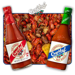 Crystal Original Hot Sauce on eggs boosts flavor with smooth warmth.