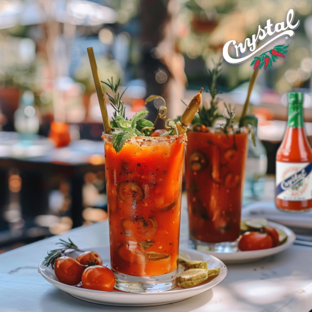 Crystal Original Hot Sauce wings Bloody Mary pairing enhances flavor.