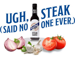 Crystal Louisiana's Steak Sauce glaze on steak delivers smoky depth and shine.