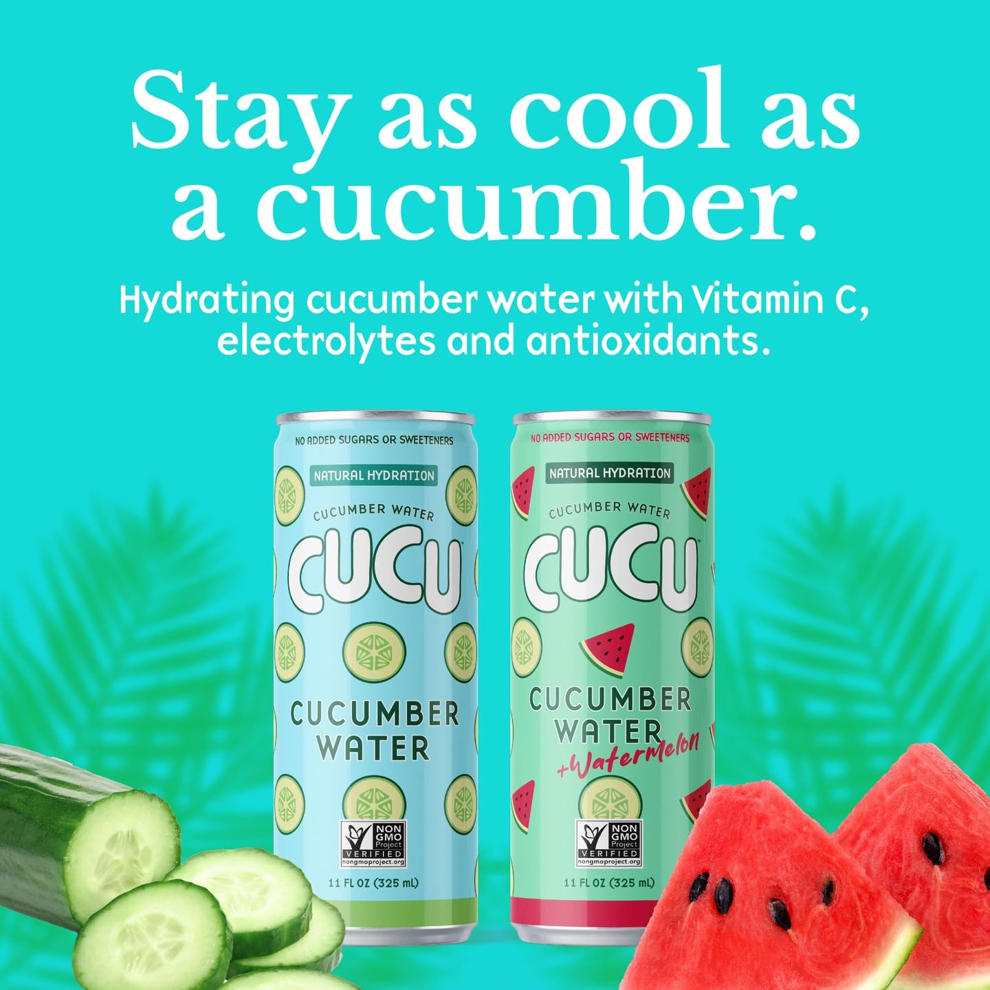 CUCU beach day hydration captures bright, sunny outdoor refreshment.