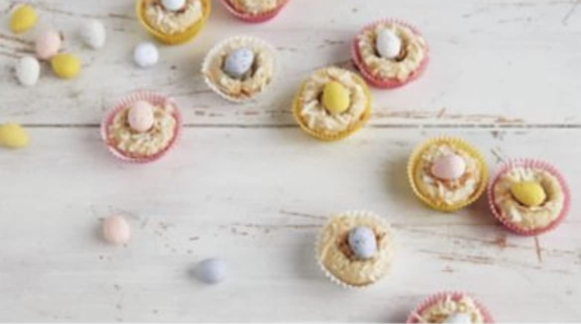Cudbury Mini Eggs Easter basket display signals festive gifting and sharing moments
