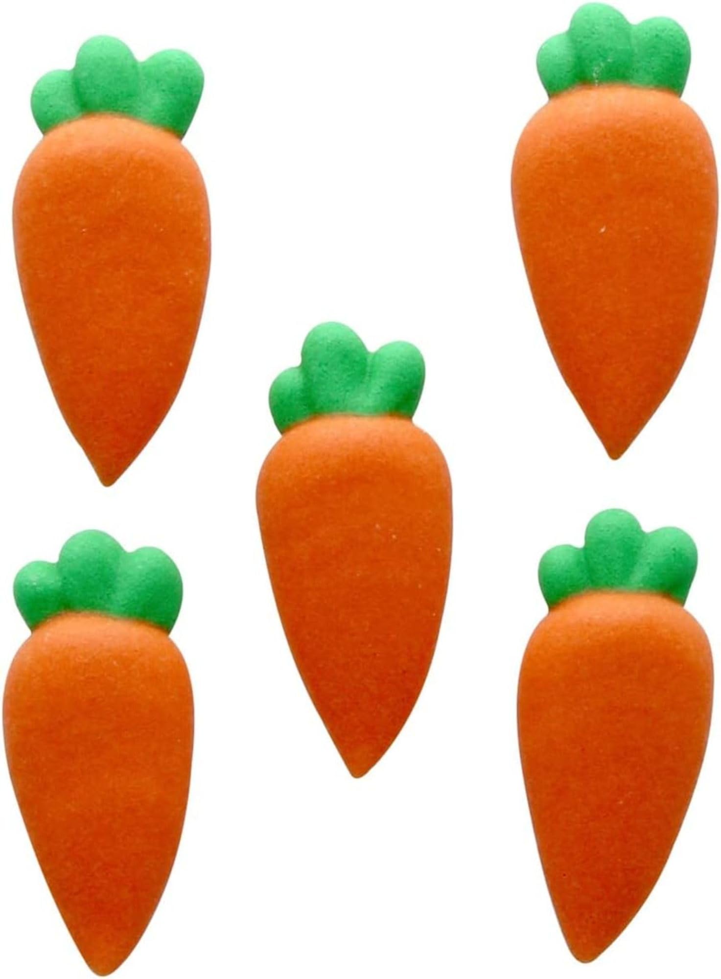 Culpitt carrot pipings color-accord frosting accents for baking projects.