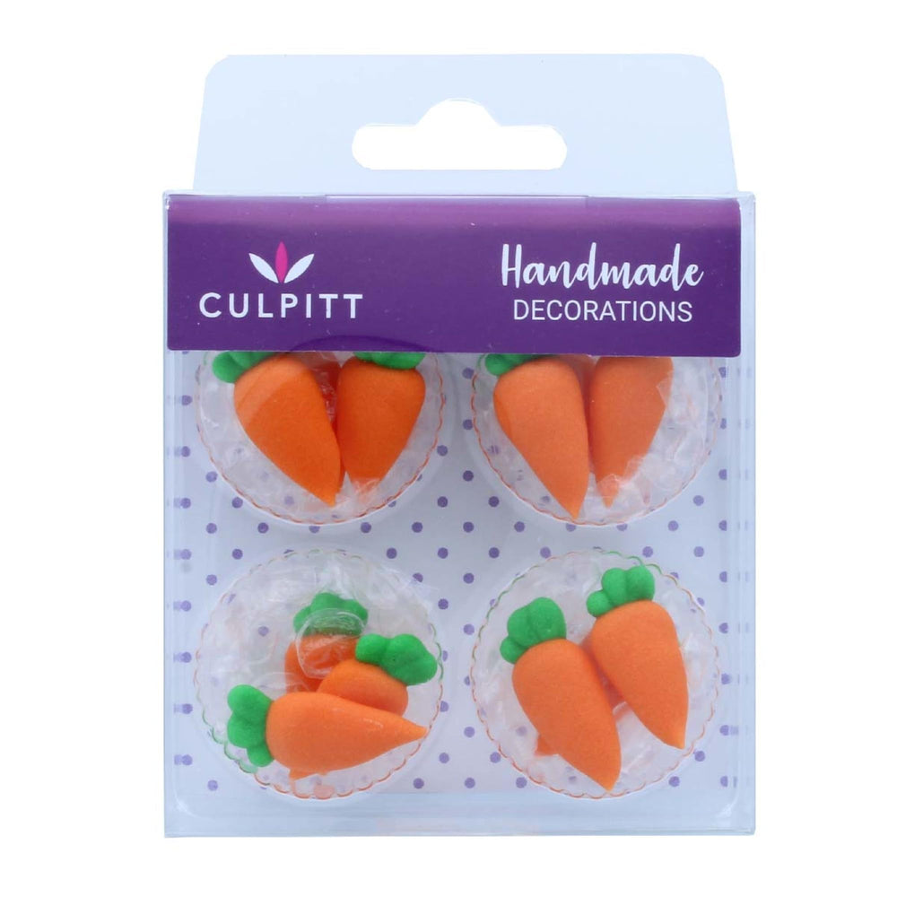 Culpitt orange sugar carrot decorations decorate dessert boards with seasonal flair.