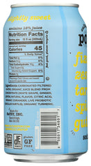 Culture Pop Soda Prebiotic Ginger Lmn bottle side highlighting sparkling texture and on the go convenience